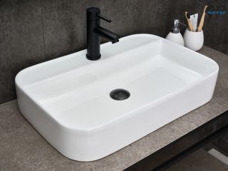 Раковина Gid N9660 51232 накладная белая 60x40x11